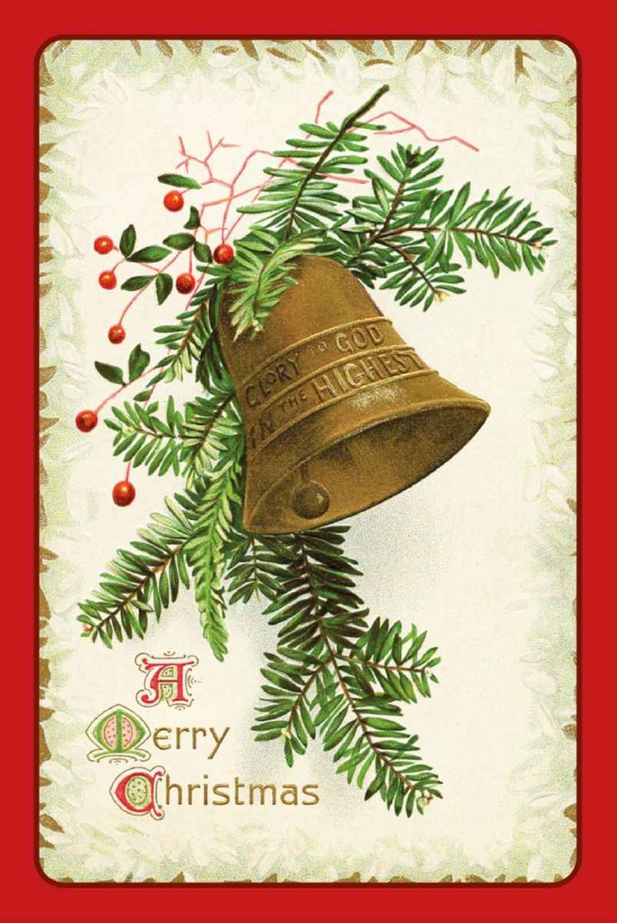 Holzschild 30x20 cm Christmas Glocke Winter