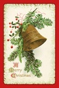 Holzschild 30x20 cm Christmas Glocke Winter