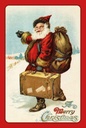 Holzschild 30x20 cm merry Christmas Schnee