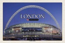 Holzschild 20x30 cm Wembley Stadium London England Bildmotiv Reisemotiv Abenteuer Reisen