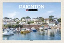 Holzschild 20x30 cm Paignton Harbour UK England Bildmotiv Reisemotiv Abenteuer Reisen