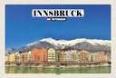Holzschild 20x30 cm Innsbruck Österreich Hötting Berge Bildmotiv Reisemotiv Abenteuer Reisen