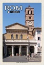 Holzschild 30x20 cm Rom Basilika Santa Maria Trastevere Bildmotiv Reisemotiv Abenteuer Reisen