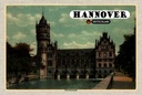 Holzschild 20x30 cm Hannover Flusswasserkunst Schloss Bildmotiv Reisemotiv Abenteuer Reisen