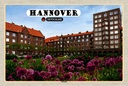 Holzschild 20x30 cm Hannover Südstadt Gebäude Natur Bildmotiv Reisemotiv Abenteuer Reisen
