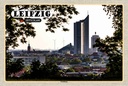 Holzschild 20x30 cm Leipzig Fockeberg Aussicht Bildmotiv Reisemotiv Abenteuer Reisen