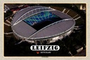 Holzschild 20x30 cm Leipzig Blick Zentralstadion Bildmotiv Reisemotiv Abenteuer Reisen