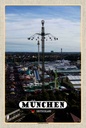 Holzschild 30x20 cm München Ludwigvorstadt Kirmes Bildmotiv Reisemotiv Abenteuer Reisen