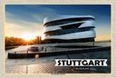 Holzschild 20x30 cm Stuttgart Mercedes-Benz Museum Bildmotiv Reisemotiv Abenteuer Reisen