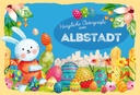 Holzschild 20x30 cm Ostergrüße ALBSTADT Ostern