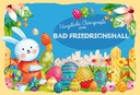 Holzschild 20x30 cm Ostergrüße BAD FRIEDRICHSHALL Ostern