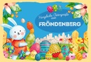 Holzschild 20x30 cm Ostergrüße FRÖNDENBERG Ostern