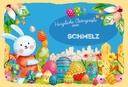 Holzschild 20x30 cm Ostergrüße SCHMELZ Ostern