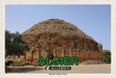 Holzschild 20x30 cm Algier Algerien Römisches Grabmal Bildmotiv Reisemotiv Abenteuer Reisen