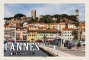 Holzschild 20x30 cm Cannes Frankreich Le Suquet Stadtviertel Bildmotiv Reisemotiv Europa