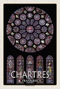 Holzschild 30x20 cm Chartres Frankreich Kathedrale Bildmotiv Reisemotiv Europa