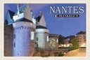 Holzschild 20x30 cm Nantes Frankreich Schloss Bildmotiv Reisemotiv Europa