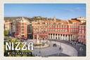 Holzschild 20x30 cm Nizza Frankreich Place Masséna Hauptplatz Bildmotiv Reisemotiv Europa