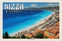 Holzschild 20x30 cm Nizza Frankreich Promenade des Anglais Bildmotiv Reisemotiv Europa