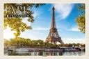 Holzschild 20x30 cm Paris Frankreich Eiffelturm Straße Stadt