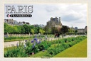 Holzschild 20x30 cm Paris Frankreich Jardin des Tuileries Park Bildmotiv Reisemotiv Europa