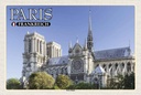 Holzschild 20x30 cm Paris Frankreich Notre-Dame Kathedrale Bildmotiv Reisemotiv Europa
