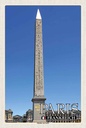 Holzschild 30x20 cm Paris Frankreich Obelisk von Luxor Bildmotiv Reisemotiv Europa