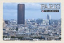 Holzschild 20x30 cm Paris Frankreich Montparnasse Hochhaus Bildmotiv Reisemotiv Europa
