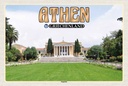 Holzschild 20x30 cm Athen Griechenland Zappeion Kongress Bildmotiv Reisemotiv Abenteuer Reisen