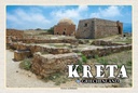 Holzschild 20x30 cm Kreta Griechenland Fortezza von Rethymno Bildmotiv Reisemotiv Europa