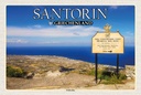 Holzschild 20x30 cm Santorin Griechenland Profitis Ilias Bildmotiv Reisemotiv Europa