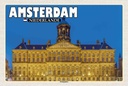Holzschild 20x30 cm Amsterdam Niederlande Königspalast Bildmotiv Reisemotiv Abenteuer Reisen