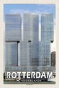 Holzschild 30x20 cm Rotterdam Niederlande De Bildmotiv Reisemotiv Europa