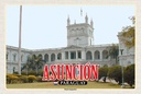 Holzschild 20x30 cm Asuncion Paraguay Regierungspalast Bildmotiv Reisemotiv Abenteuer Reisen