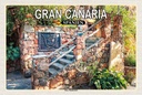 Holzschild 20x30 cm Gran Canaria Spanien Finca Montecristo Bildmotiv Reisemotiv Europa