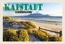 Holzschild 20x30 cm Kapstadt Südafrika Strand Meer Berge Bildmotiv Reisemotiv Abenteuer Reisen