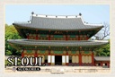 Holzschild 20x30 cm Seoul Südkorea Changdeokgung Palace Bildmotiv Reisemotiv Abenteuer Reisen