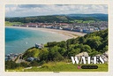 Holzschild 20x30 cm Wales United Kingdom Llandudno Seebad Bildmotiv Reisemotiv Europa