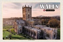 Holzschild 20x30 cm Wales United Kingdom St. Davids Cathedral Bildmotiv Reisemotiv Europa
