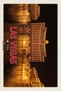 Holzschild 30x20 cm Las Vegas USA Bellagio Wasserspiele Bildmotiv Reisemotiv Amerika