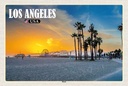 Holzschild 20x30 cm Los Angeles USA Beach Strand Venice Bildmotiv Reisemotiv Amerika