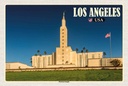 Holzschild 20x30 cm Los Angeles USA Mormon Temple Bildmotiv Reisemotiv Amerika