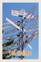 Holzschild 30x20 cm Los Angeles USA Sister Cities Bildmotiv Reisemotiv Amerika