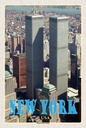 Holzschild 30x20 cm New York USA World Trade Center Bildmotiv Reisemotiv Amerika