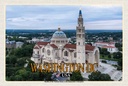 Holzschild 20x30 cm Washington DC USA Basilica National Shrine Bildmotiv Reisemotiv Amerika