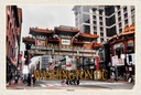 Holzschild 20x30 cm Washington DC USA Chinatown Bildmotiv Reisemotiv Amerika