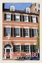Holzschild 30x20 cm Washington DC USA Cleveland Abbe House Bildmotiv Reisemotiv Amerika