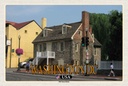 Holzschild 20x30 cm Washington DC USA Old Stone House Museum Bildmotiv Reisemotiv Amerika