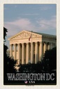 Holzschild 30x20 cm Washington DC USA US Supreme Court Bildmotiv Reisemotiv Amerika