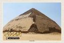 Holzschild 20x30 cm Gizeh Ägypten Knickpyramide Bildmotiv Reisemotiv Abenteuer Reisen